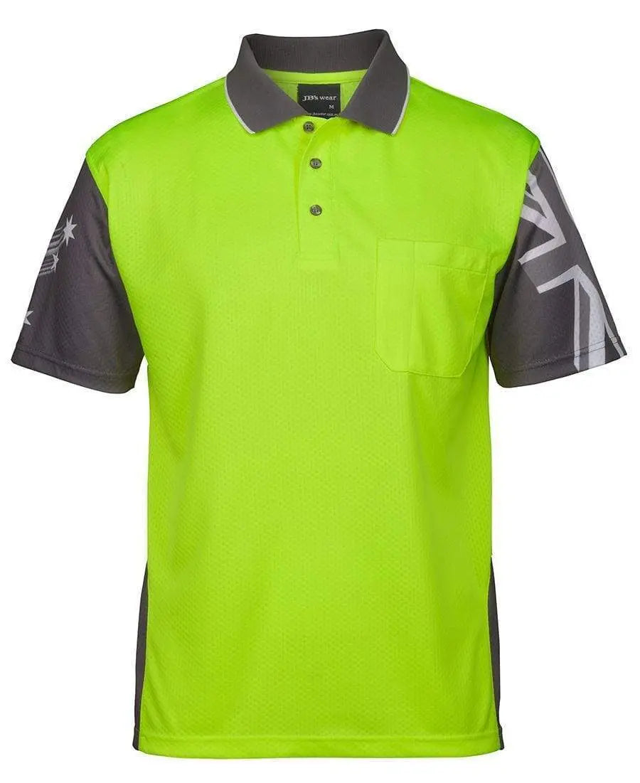 Jb's Southern Cross Hi-Vis polo 6HSC Metro Workwear.
